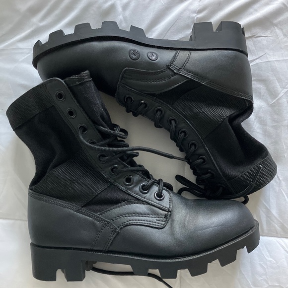 Police Combat Boots Rothco - Picture 1 of 3
